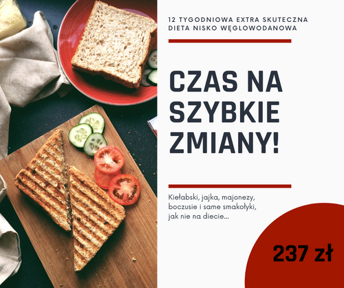 12 tygodniowa DIETA NISKOWĘGLOWODANOWA