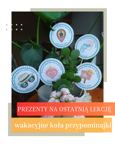 BÓG NIE MA WAKACJI JEST ZAWSZE wakacyjne kółka przypominajki na ostatnie lekcje