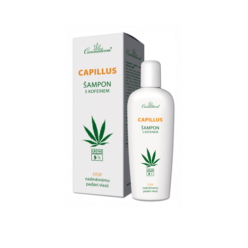 Szampon z kofeiną na wypadanie włosów Capillus 150ml Cannaderm