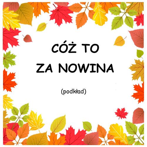 CÓŻ TO ZA NOWINA - podkład