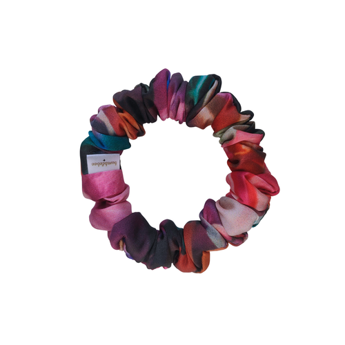 Scrunchie Magnolia Black Tulip Standard