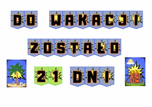 odliczanie do wakacji