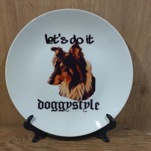 Talerz ceramiczny Sarnodzieło 20 cm Let's do it doggystyle