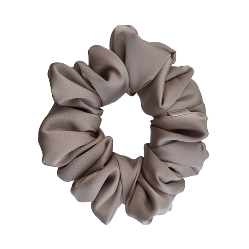 Scrunchie Taupe Mega