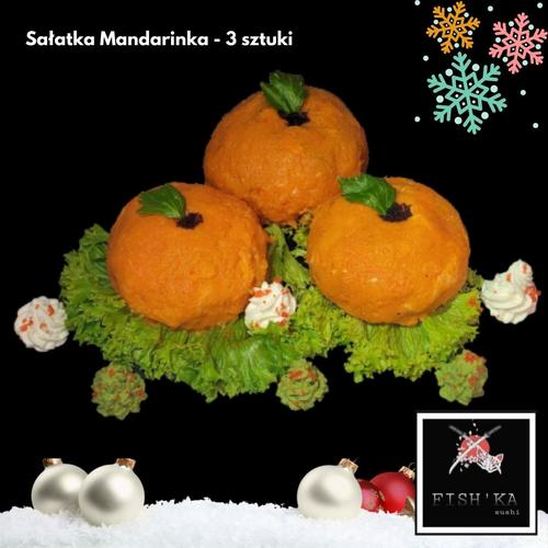 Menu Świąteczne - Sałatka Mandarinka – 3 sztuki