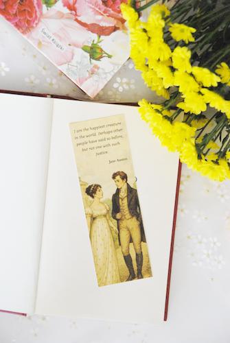 Duma i uprzedzenie Jane Austen - zakładka do książki z papieru