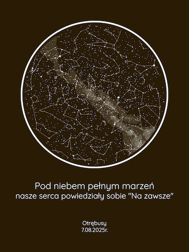 Personalizowana mapa gwiazd (#4d8cddce-aeab-494a-83f7-48ad1eb20765) - produkt cyfrowy