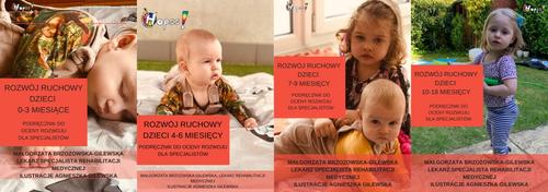 Pakiet ebooków o rozwoju: 0-3 miesiące, 4-6 miesięcy, 7-9 miesięcy i 10-18 miesięcy