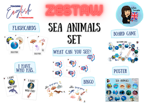 SEA ANIMALS SET