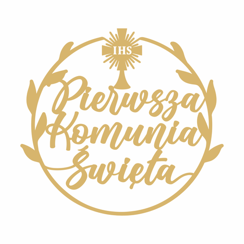 Obręcz Pierwsza Komunia Święta