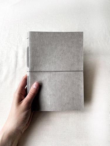 notes a5 GŁADKI szary