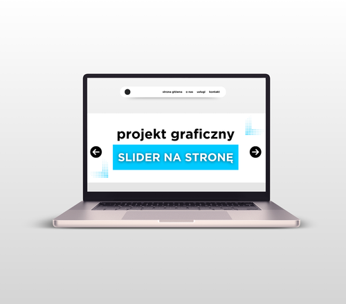 Projekt graficzny - slider na stronę internetową