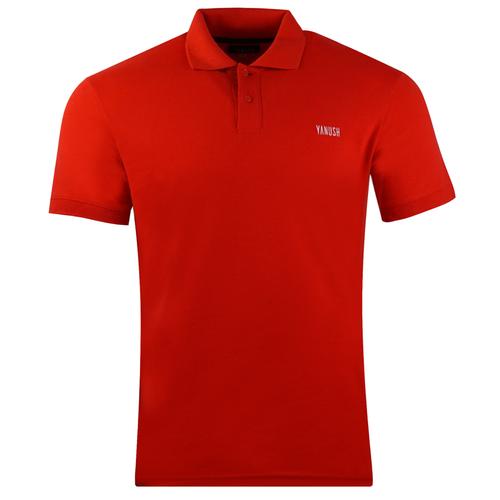 Koszulka Polo Slim Fit Czerwona M