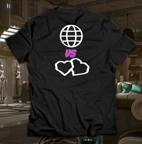 Koszulka "Internetowe Love" Czarna M