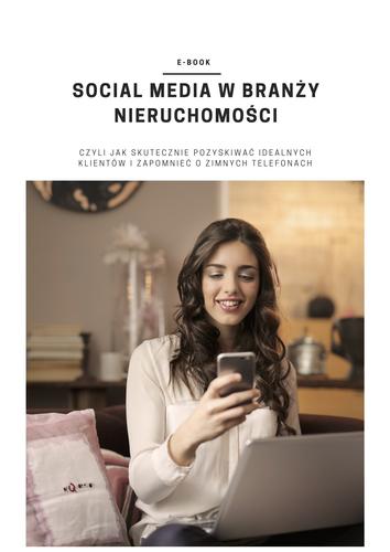 E-book "Social media w branży nieruchomości" promo