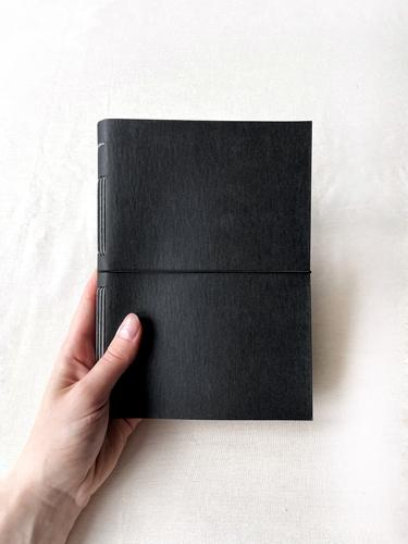 notes a5 LINIE czarny