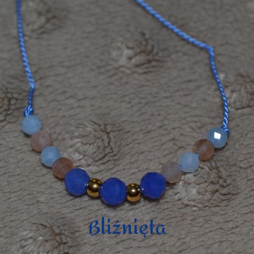 Bransoletka ASTRO z kamieni naturalnych - BLIŹNIĘTA