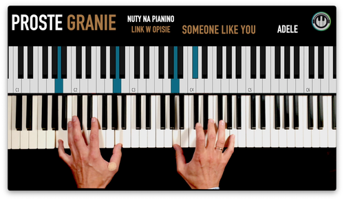 Someone Like You - akompaniament - kurs - nuty