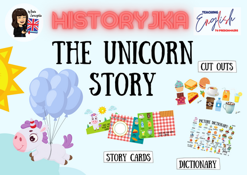 The Unicorn story STORY CARDS