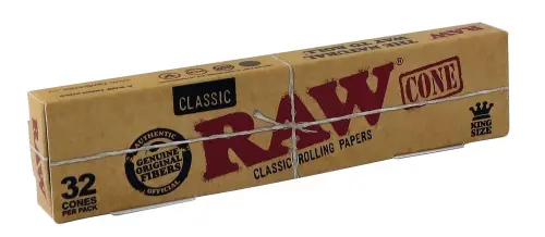 RAW Cones King Size 32 sztuk skręcone stożki